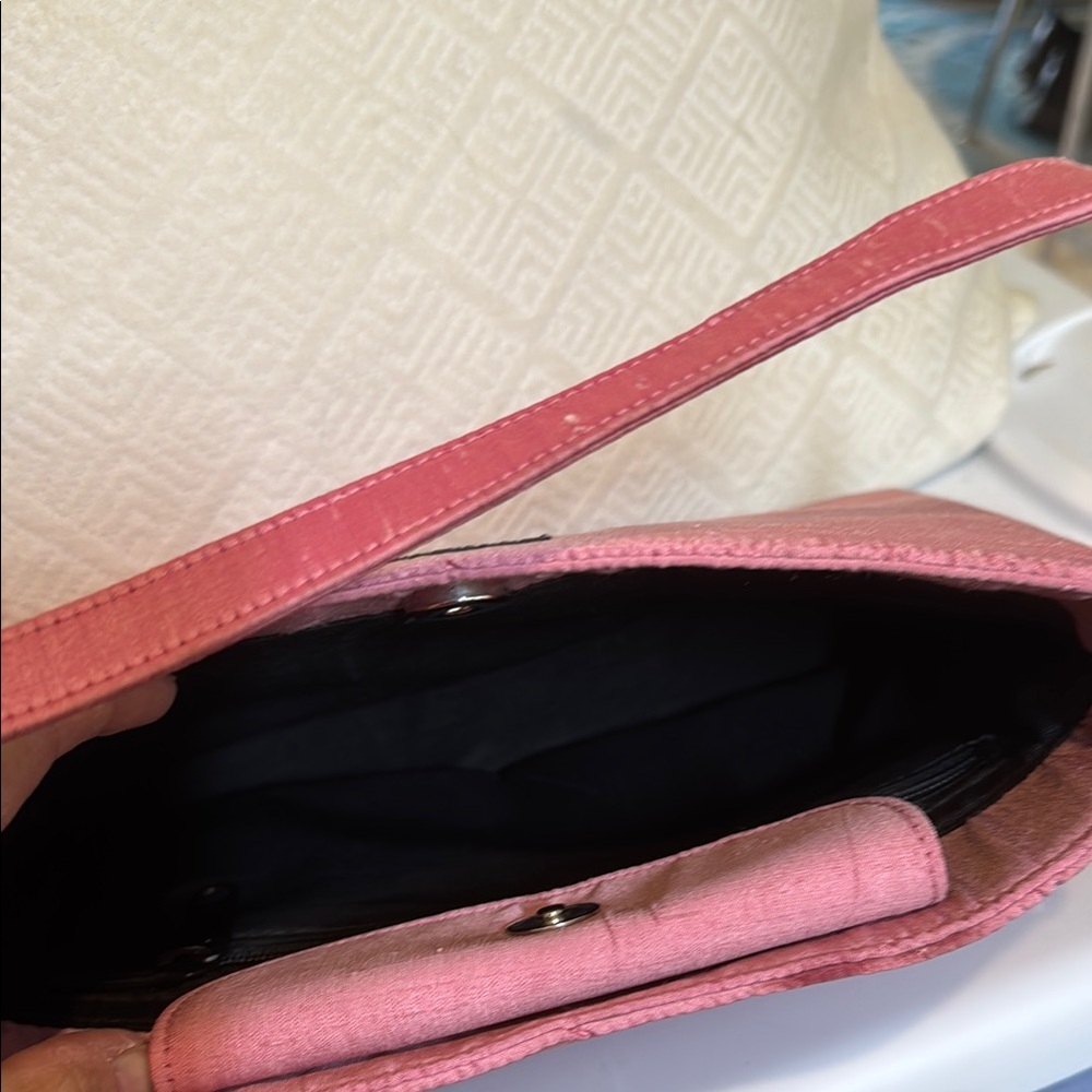 Kate Spade Pink Silk Shoulder Bag - Picture 4 of 4